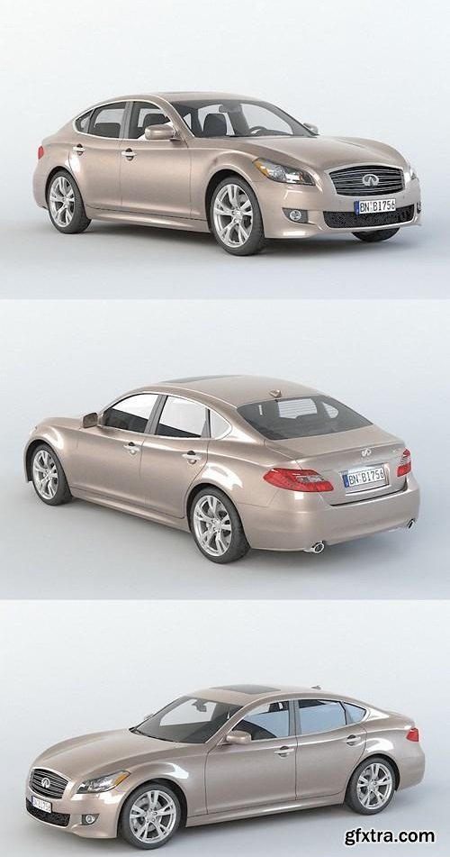 Infiniti M56 Sedan 3D Model