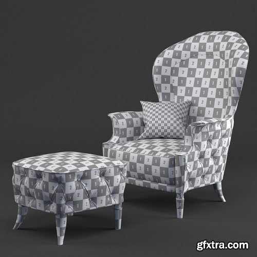 Visionnaire Alice Armchair 3D Model