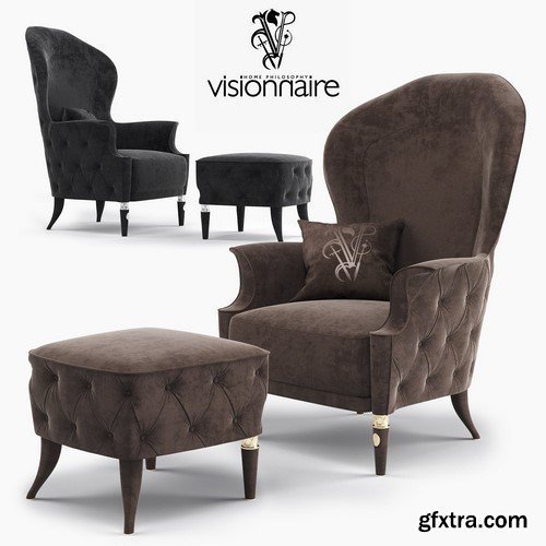 Visionnaire Alice Armchair 3D Model