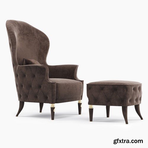 Visionnaire Alice Armchair 3D Model