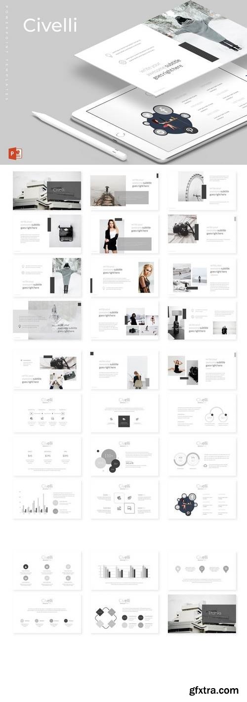 Civelli - Powerpoint, Keynote, Google Sliders Templates