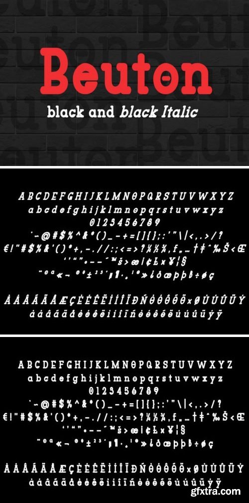 Beuton Black Font