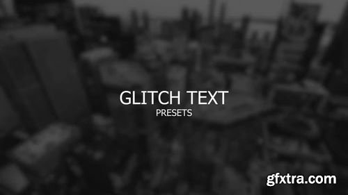 MotionArray Glitch Text After Effects Presets 200449