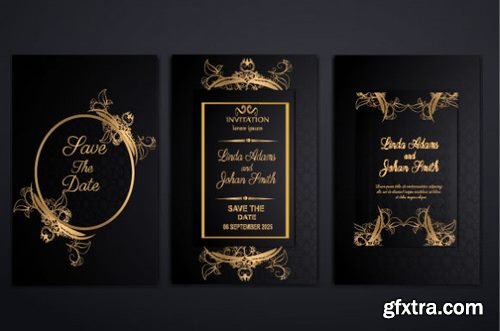 Luxury Wedding Invitation Set