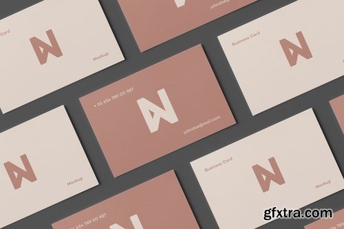 Bi-Fold Business Card Mock-up