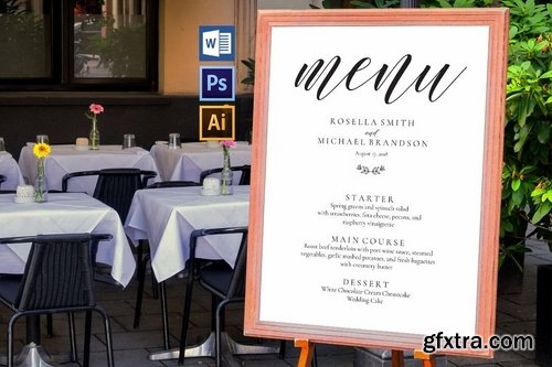 Wedding Menu Board Pack