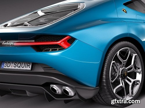 Lamborghini Asterion LPI 910-4 Concept 2014 3D Model