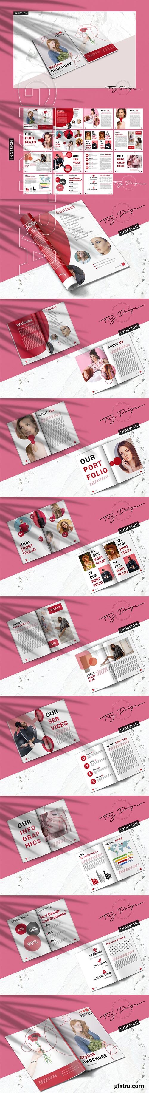 CreativeMarket - Rive - Multipurpose Brochure 3634515