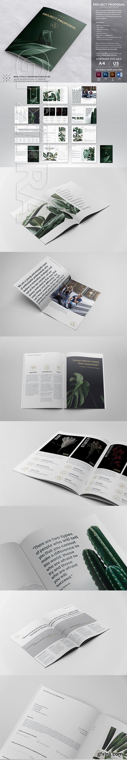 CreativeMarket - Project Proposal Contract & Invoice 3634302