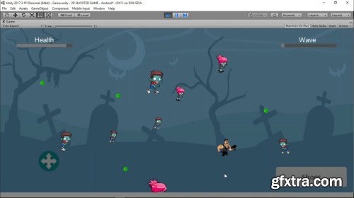 Develop a 2D Shooter game in Unity