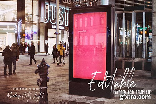 City Light Board Poster Mockup 25