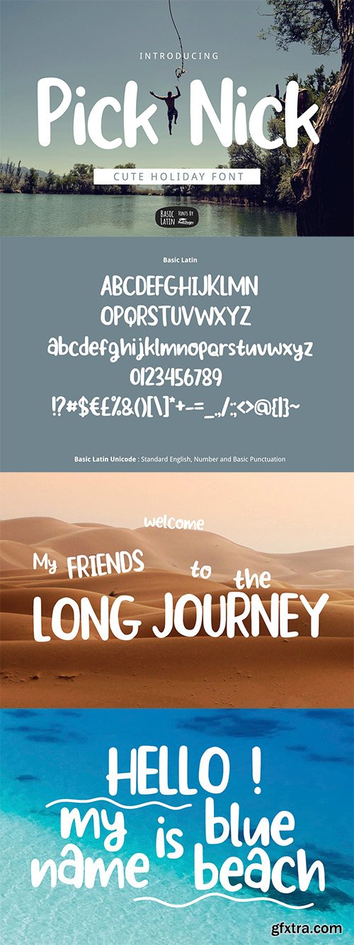 Pick Nick Holiday Font