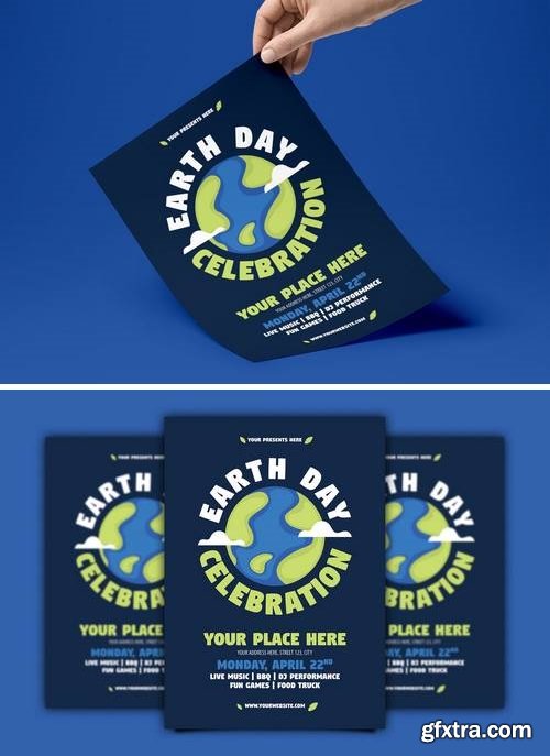 Earth Day Flyer Template