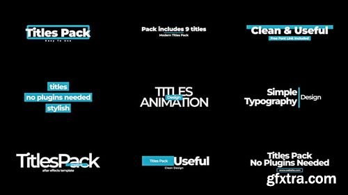 MotionArray Titles Pack 202516