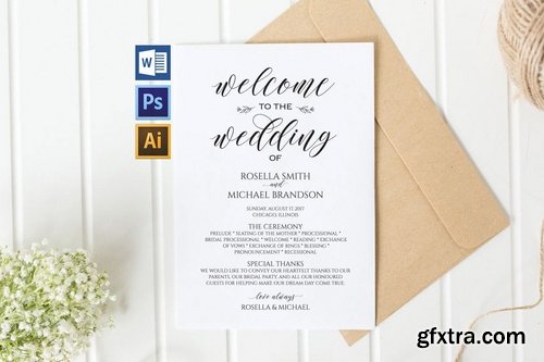 Wedding Program Pack