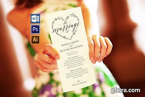 Wedding Program Pack