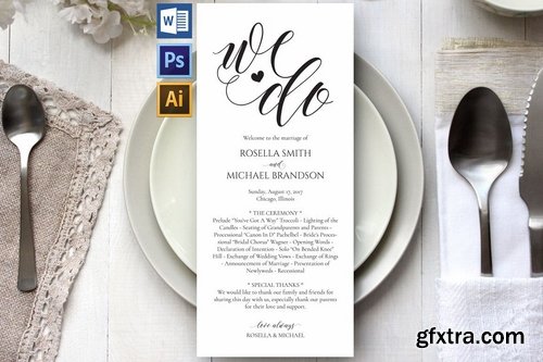 Wedding Program Pack