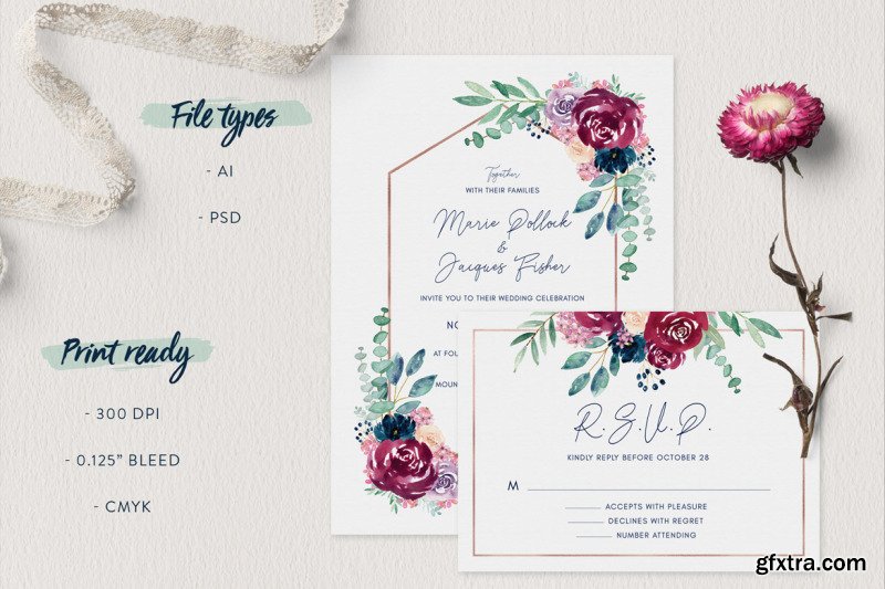 burgundy-and-navy-wedding-invitation-suite-gfxtra