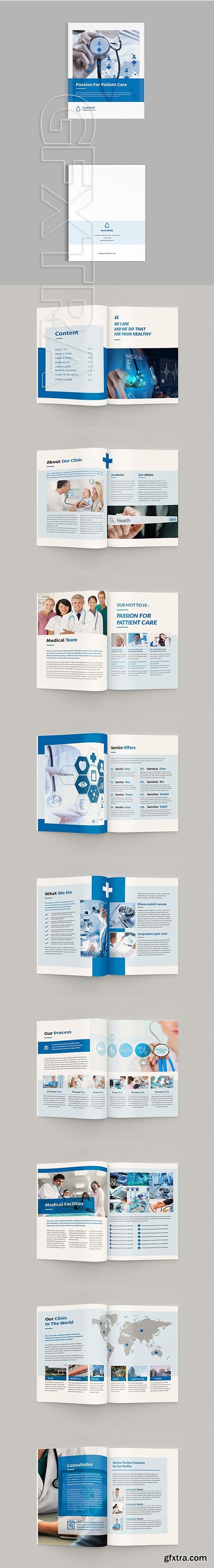 CreativeMarket - Medicore - A4 Medical Brochure 3556138