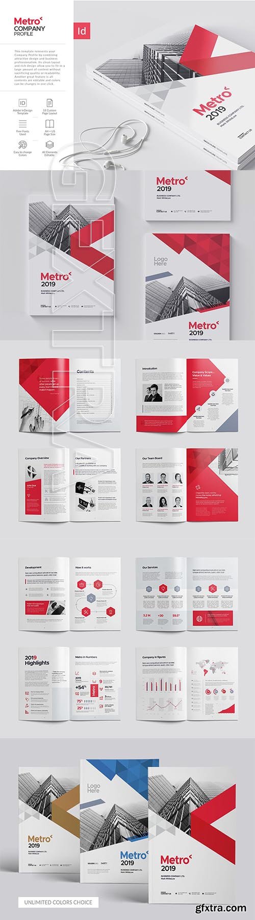 CreativeMarket - Metro Company Profile 2019 3533074