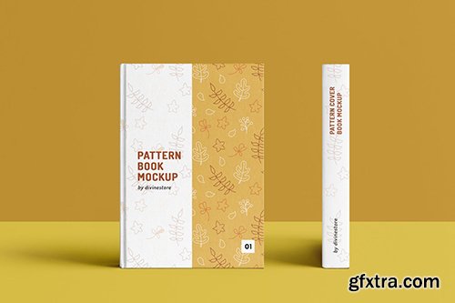 Pattern Cover Book Mockup