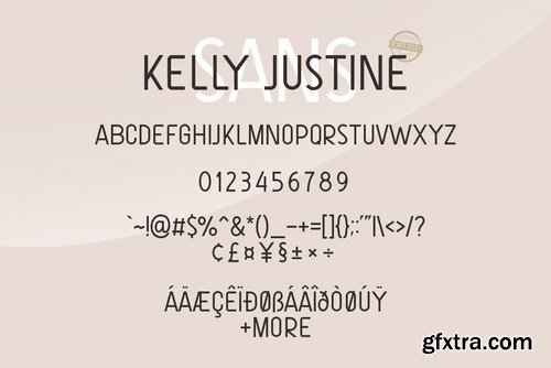 Just Kelly Justine Font Duo