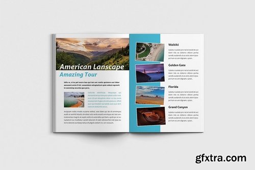 Travelista - A4 Travel Brochure Template