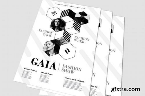 GAIA Fashion Show Flyer