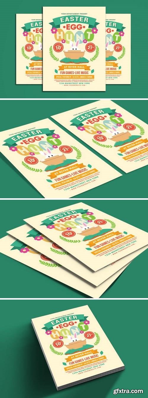 Easter Egg Hunt Flyer Template