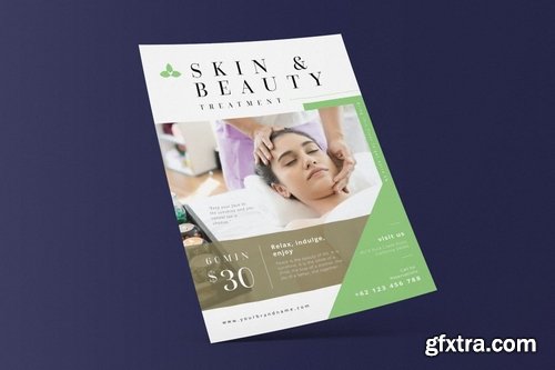 Beauty Spa Promotion AI and PSD Flyer Vol.2