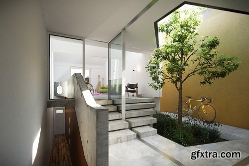 Modern House Interior Scene 03