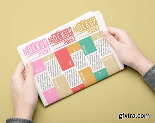 Newspaper Advertisement Design PSD Mockup