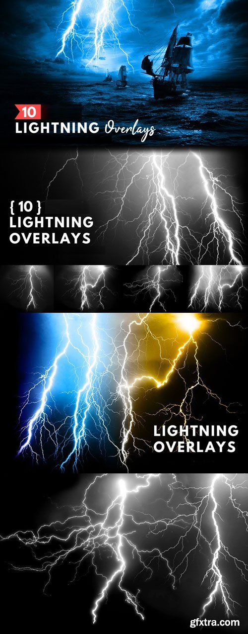 10 Lightning Overlays for Photoshop » GFxtra