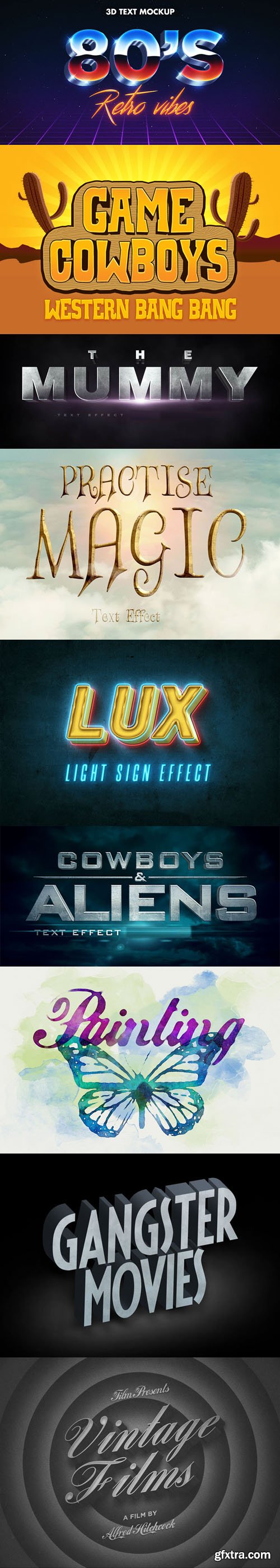 9 Awesome Photoshop Text Effects