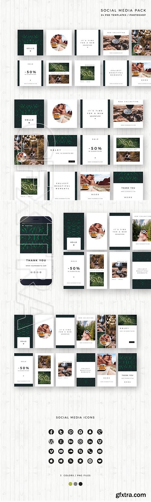 CreativeMarket - Social Media Pack 3087858