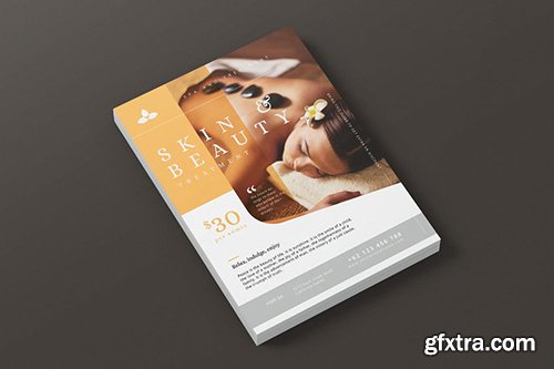 Beauty Spa Promotion AI and PSD Flyer Vol.3