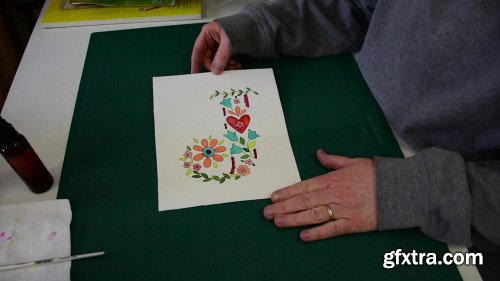 Design and Paint a Folk Art Style Monogram