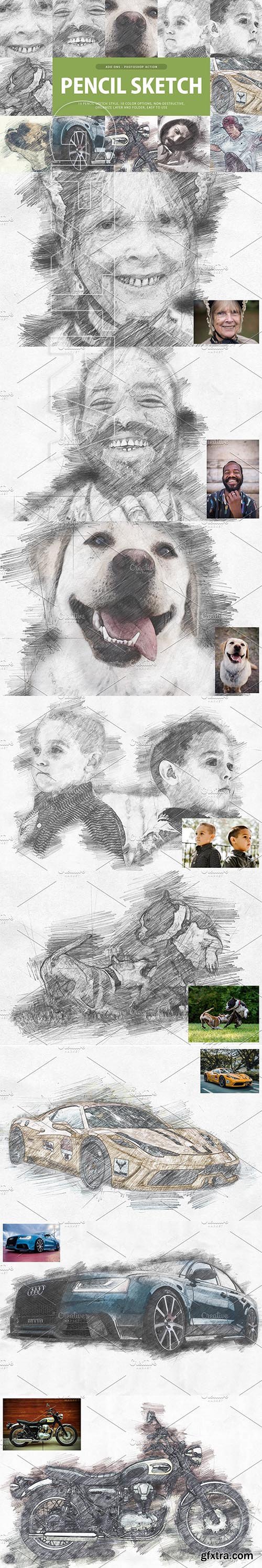 Pencil Sketch Photoshop Actions