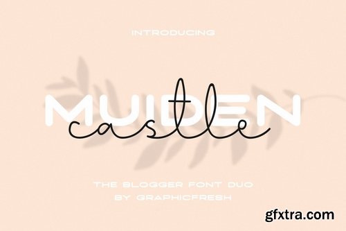 CM - Muiden Castle - The Blogger Font Duo 3650785