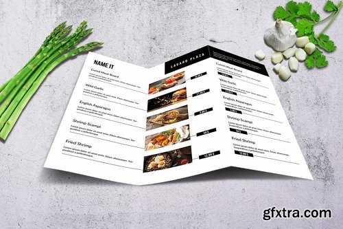 Trifold Food Menu Bundle