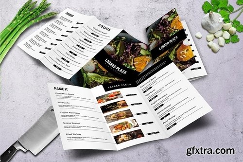 Trifold Food Menu Bundle