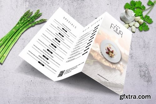 Trifold Food Menu Bundle