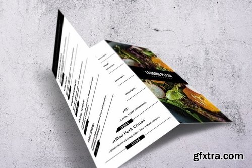 Trifold Food Menu Bundle