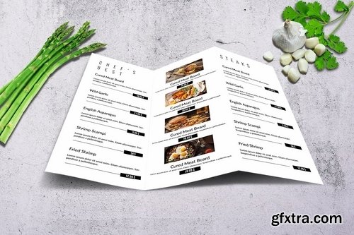 Trifold Food Menu Bundle