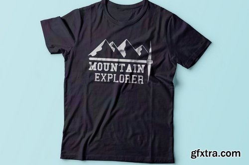 Mountain Logo Retro Adventure Label Templates