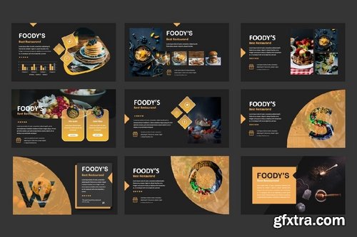 Foody Food - Powerpoint Google Slides and Keynote Templates