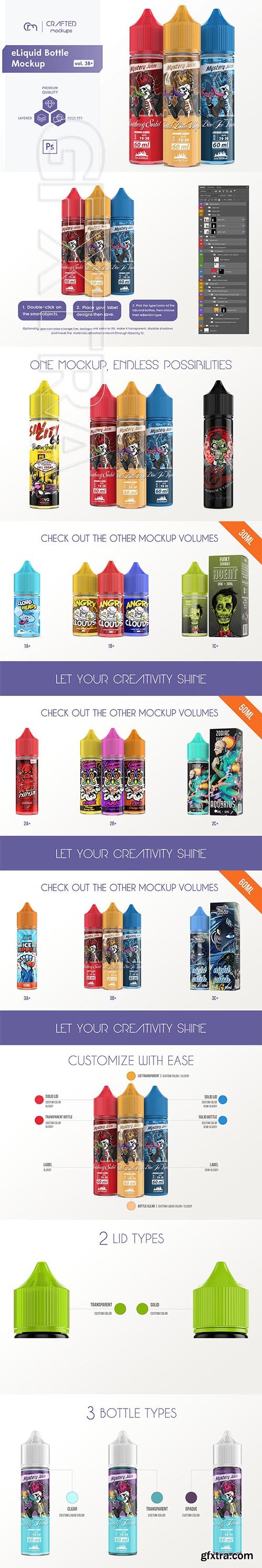 CreativeMarket - eLiquid Bottle Mockup v 3B Plus 3620305