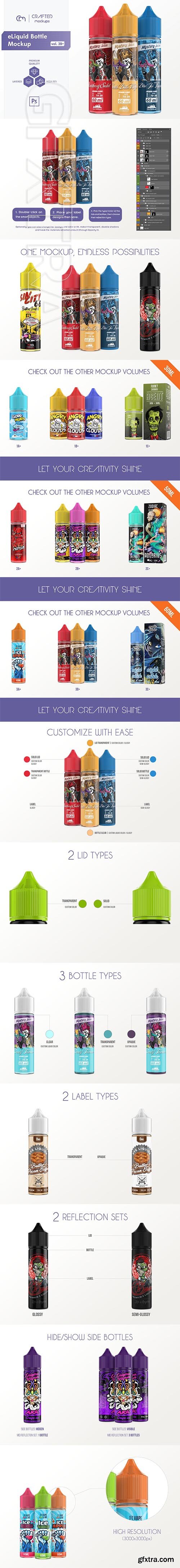 CreativeMarket - eLiquid Bottle Mockup v 3B Plus 3620305