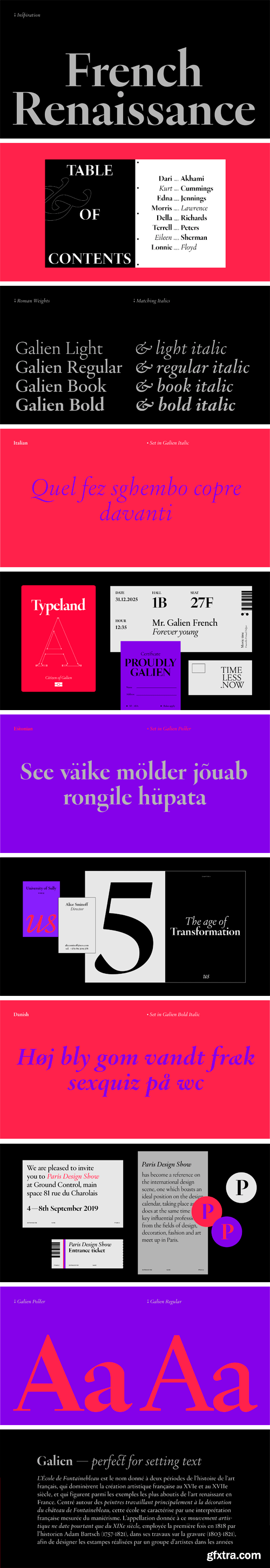 Galien Font Family