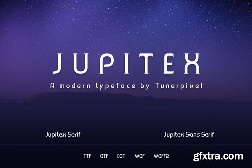 Jupitex - A Modern Font